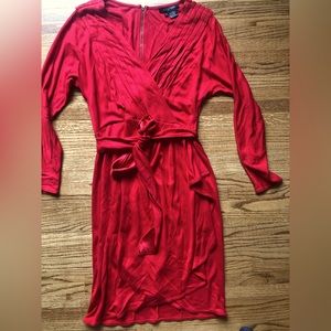 Women’s red dress